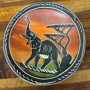 Handmade Elephant Soapstone ring dish